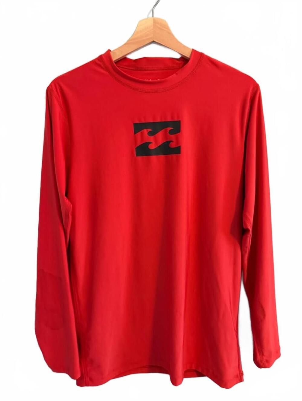 Men’s Billabong Long Sleeve Rash guard Large Red